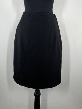 Express Design Studio Pencil Skirt Women's 10 Black Lined